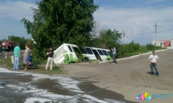 Авария произошла на выезде из города