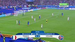 Франция и Исландия разыграли последнюю путевку в полуфинал Евро-2016. В матче забито семь голов