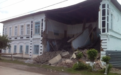 Из областного бюджета на ремонт корпуса медколледжа было выделено коло полутора миллионов рублей, а здание рухнуло