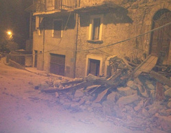 Итальянский город разрушен землетрясением