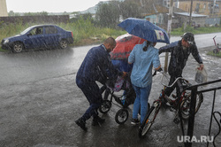 Поселок Нагорный Деревенская ОПГ Челябинск, непогода, ливень, дождь