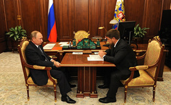 Владимир Путин и Рамзан Кадыров поговорили о положении дел  в Чечне