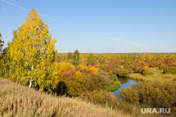 Золотая осень. Бабье лето. Челябинск., река, миасс, золотая осень