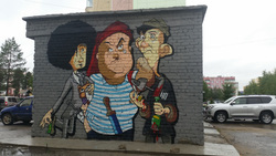 В Ноябрьске на стенах трансформаторных подстанций появились рисунки