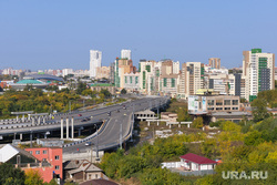 Виды Челябинска, город челябинск, развязка на кашириных