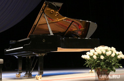 Презентация рояля Курган, концерт, филармония, фортепиано, музыка, букет роз, рояль, музыкальный инструмент