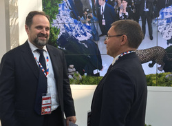 Владимир Якушев с министром природных ресурсов и экологии РФ Сергеем Донским