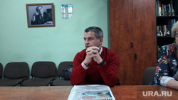 Владмир Маркин в Челябинске в редакции газеты "Вечерний Челябинск"