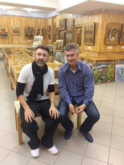 Шнуров и Ройзман встретились в Музее Невьянской иконы
