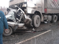 В аварии погибли водитель и пассажир «Нивы»