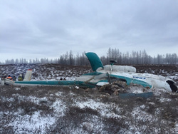 Крушение вертолета Ми-8 на Ямале