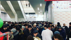 На открытии магазина собрались тысячи тюменцев