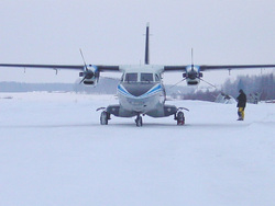 Самолет Л-410 совершил экстренную посадку