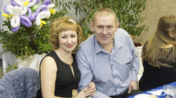 Убитый Титовец с женой
