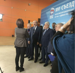 Глава Дагестана Рамазан Абдулатипов с журналистами