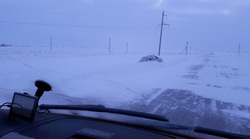 Дороги на юге Челябинской области занесло снегом