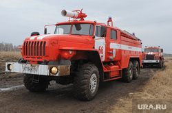 Лесные пожары. Учения МЧС. Челябинск, пожарная машина, шеломенцево