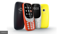 Nokia 3310 выпустят в четырех цветах — матовые синий и серый, а также желтый и красный глянец