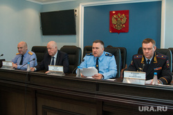 Координационное совещание  руководителей правоохранительных органов Курганской области.Курган., сухнев виктор, крупеня петр, ткачев игорь, ильиных олег