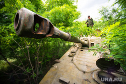 Полевой лагерь 2-го артбатальона бригады "Кальмиус" под Донецком. Июнь 2015, артиллерия