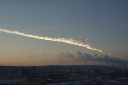 Падение метеорита в Челябинске чудом не привело к жертвам