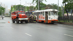 ЧП остановило движение трамваев по улице Ленина
