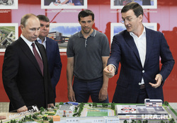 Путин в Дацюк-арене. Необр. Екатринбург