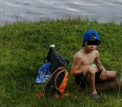 Судя по фото, злополучный пруд был одним из любимых мест отдыха мальчика