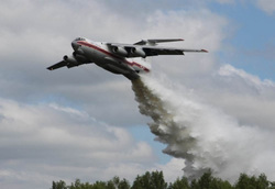 Самолеты МЧС отправлены на борьбу с огненной стихией в районе окружной столицы