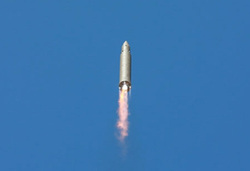 Ракета летела над морем 45 минут