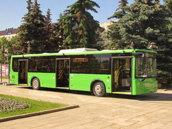 Новые автобусы зеленого цвета закупает тюменское ПАТП