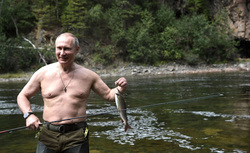 Владимир Путин хорошо порыбачил  в отпуске