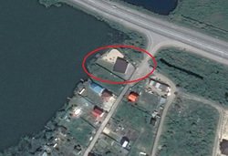 На снимке из космоса видно: экологичный проект холдинга «Максим» прилегает к самой воде озера Липового