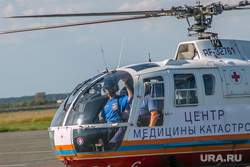 Городской аэропорт. Курган, вертолет мчс, центр медицины катастроф, санавиация