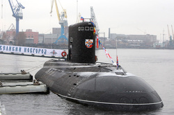 Удар нанесли с подводной лодки "Великий Новгород"