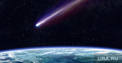 Клипарт depositphotos.com, метеорит, космос, комета, атмосфера, земля, астероид