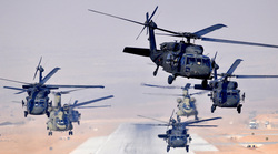 Вертолёты Black Hawk и Chinook