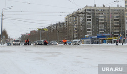 Последствия снежного шторма в Челябинске 