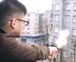 Видеозапись со стрельбой попала в Сеть