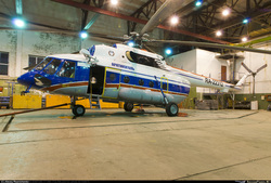 Снимок вертолета ранее был сделан в ангаре Баренцбурга