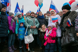 Наталья Комарова приняла участие митинге вместе с горожанами, но на сцену не вышла