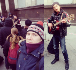 Музыкант поддерживал протестующих у Госдумы