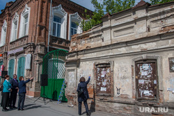 Открытие мемориальной доски купцу Александру Балакшину. Курган, памятник архитектуры, усадьба березиных