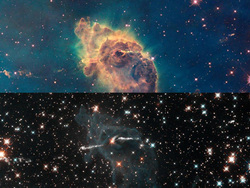 Фотография была сделана с помощью телескопа Хаббл