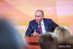 Ежегодная итоговая пресс-конференция президента РФ Владимира Путина. Москва, портрет, путин владимир