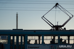 Общественный транспорт Екатеринбурга, телебашня, общественный транспорт, недостроенная телевышка, трамвай