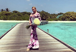 Волочкова разместила фото в Инстаграме: «Поездка на Мальдивы — мне!»