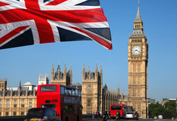Клипарт depositphotos.com, лондон, англия, великобритания, флаг, биг бен, big ben, england