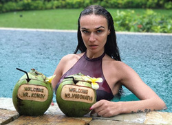 Алена Водонаева проводит на Бали медовый месяц