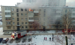 После взрыва фейерверка квартира загорелась